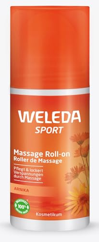 WELEDA Roller à l’Arnica – Roll-On Massant Relaxation Musculaire, Récupération Sportive, Rouleau Massage Jambe Non Gras, Arnica Bio Automassant, Après Sport, Format Nomade, Vegan NATRUE, 75ml