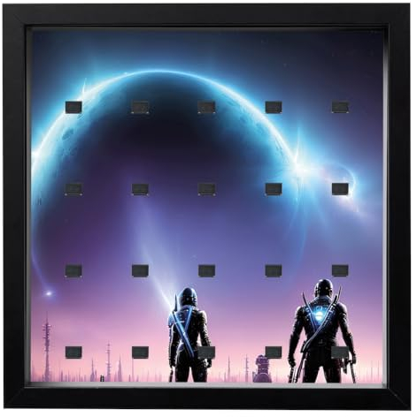 GetStones24 Vitrine für Lego® Figuren - 35x35cm Bilderrahmen - MF_0018