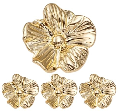 de Botones para Blusas de Mujer | 4 Piezas De Accesorios Decorativos | Cubrebotones con Clip - Para Camisas, Blusas, Vestidos, Esposas, Novias, Usos Diarios, Negocios, Citas y Bodas