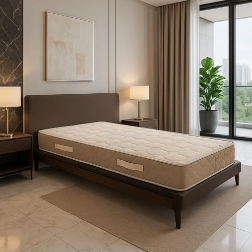 Literie Julien Matelas Latex 80x200 x 23 cm Ferme - Tissu Coton - Spécial Sommier Electrique - 7 Zones de Confort - Noyau Poli Lattex HR Dernière Génération - Très Respirant