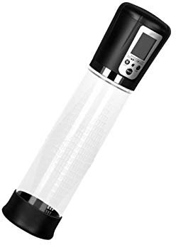 EIS Penispumpe | 4 Intensitäten | Wiederaufladbar | Hautfreundliches Silikon für Pralle Erektionen | Mit Sicherheitsventil | 29 cm