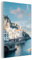 MuchoWow Glasbild Glasfoto Wandbild Bilder Deko 100x150 cm Italien - Stadt - Weiß