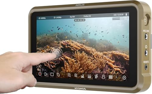 Atomos Ninja 5.2 HDR Camera Recording Monitor Touchscreen Durable Record up to 4Kp60 in Apple ProRes