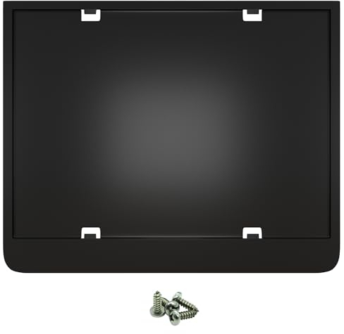 Autodomy Portamatriculas Moto Homologado | Soporte Matricula Moto Valido para Cualquier Modelo y Marca | Portamatriculas Motocicleta Incluye 4 Tornillos