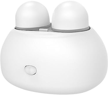 WOFASHPURET Electric Washer and Cleaner Automatic Protein Removal Vibrating Cleaning Machine for Cases White Suitable for and Sensitive Eyes