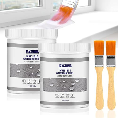 Vernis Colle Transparent 600G, Imperméabilisant, Scellement Chimique, Silicone Transparent Salle De Bain, Etancheite Douche, Reparation Carrelage, Hydrofuge Facade, Etancheite Toiture