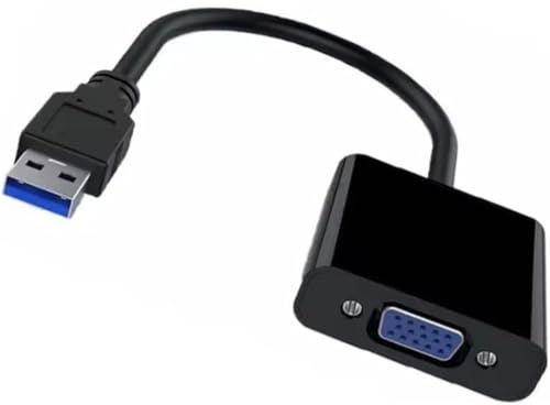 USB to VGA Adapters,USB 3.0/2.0 to VGA Adapter Multi-Display Video Converter- PC Laptop,Desktop, Laptop, PC, Monitor, Projector, HDTV (Black(Usb to Vga))
