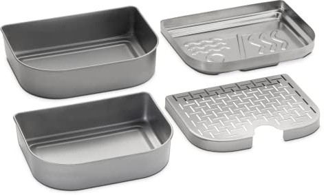 Weber Lumin Set Polyvalence Medium/élargit Les Fonctions du Barbecue Lumin pour la Cuisson Vapeur, Le Maintien au Chaud et Le Grillage – Noir (6614)