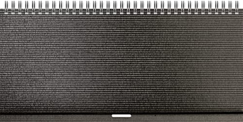 BRUNNEN Wochenkalender Modell 870 2024 1 Seite = 1 Woche Blattgröße 28,5 x 12 cm schwarz