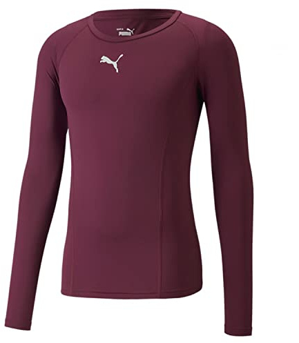 Puma Liga T-Shirt à Couche de Base LS Grape Wine