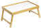 Eco Friendly Bamboo Wood Large Bed Tray Breakfast Lunch Dinner Lap Serving TV Table Laptop Notebook Desk