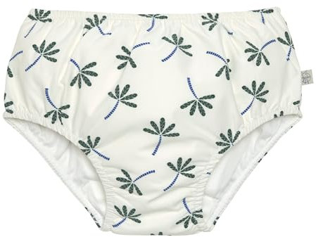 LÄSSIG Baby Kinder Schwimmwindel Windelbadehose/Swim Diaper Palms Nature, 3-6 Monate, Größe: 62/68