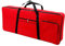 rockible 61-Tasten-Keyboard-Tasche, Elektronische Keyboard-Tasche, E-Piano-Tasche, Rot