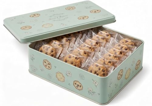 Biscottini Artigianali Monodose (100 Unità) per Meeting e Eventi - Confezione Regalo in Latta