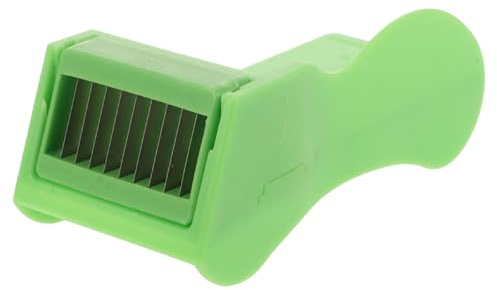 jojofuny Affettatrice per Fagioli in Acciaio Inossidabile Taglierina e Affettatrice Multifunzionale per Verdure con Impugnatura Ergonomica Strumento Manuale per Taglio e Grattugia