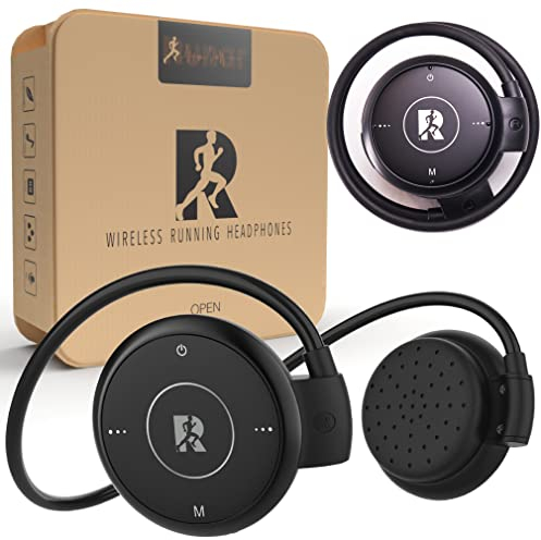 Auriculares para Correr diseñados por Runners: Auriculares inalámbricos con Banda para Cuello Bluetooth V5.0 para Ejercicio Deporte, Trotar, Gimnasio, Entrenamiento, maratón
