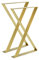 Magnetic Mobel 2 x Tischbeine Tischkufen Tischuntergestell Tischbeine X 60x75 cm (Gold)