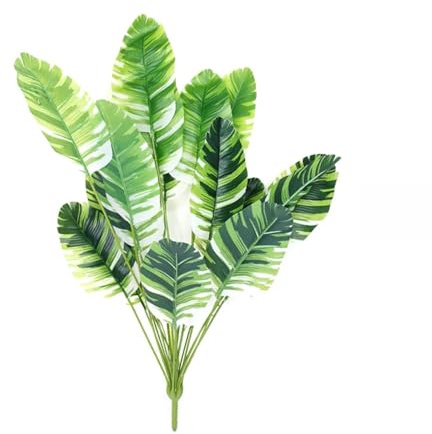 RCIDOS Top Aesthetics Plantas Artificiales Grandes de 82cm, Hojas de plátano, Planta Falsa de Jungla, decoración for el hogar, jardín, Oficina, árbol bonsái, Accesorios for el salón (Color : G)