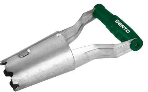 VERTO Automatikpflanzer Blumenzwiebel-Pflanzer,Zwiebelpflanzer mit Auslöseautomatik und Tiefenskala - Ideales Gartenzubehör für Pflanzen - Blumenzwiebelpflanzer zum Setzen von Blumenzwiebeln