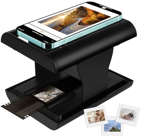 Mobile Film Scanner 35mm, Positive und Negative Diascanner für Scannen und Speichern, Fotoscanner zum Digitalisieren