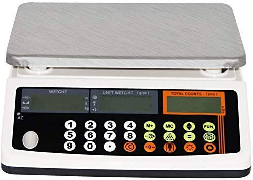 Báscula electrónica de cocina de 66 lb, balanza electrónica digital de precisión para laboratorio, multifunción de alta precisión para joyas con función de conteo, 13 lb/0,0005 lb,13Ib/0.0005Ib