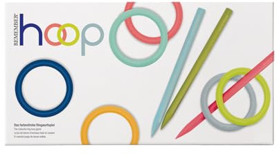 Remember Ringwurfspiel Hoop mit 6 Ringen - aus Birkenholz