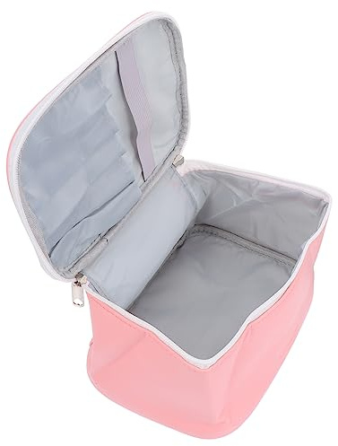 Healvian Bolsa de Cosméticos Grande de PU Bolsa Cremallera para Cosméticos para Guardar Artículos de Higiene Personal Viajes
