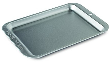 Nordic Ware Naturals Compact Baking Sheet - Natural Uncoated Aluminum, Toaster Oven and Broiler Safe