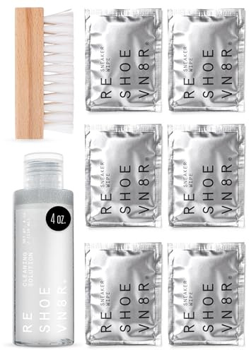 RESHOEVN8R Shoe Cleaner Kit - Sneakers, Mesh, Canvas, Suede, Knit, Leather | Cleaning kit solution for sneakers, mesh, canvas, suede, knit & leather shoes, flagship complete cleaning set