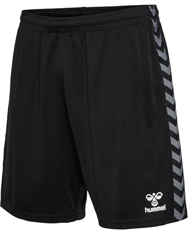 Hummel MÂLE Hmlshort Pl Authentique Short, Noir, 3XL EU