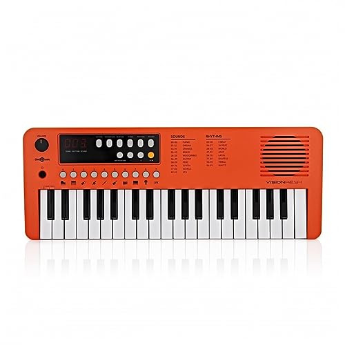 VISIONKEY-1 Portable 37-Key Mini Electric Keyboard Piano for Kids & Beginners, USB-C
