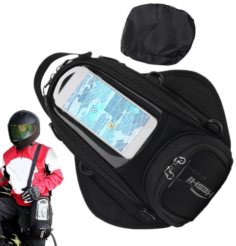 Borsa per tubo per motocicletta,Borsa da serbatoio per moto | Borsa da serbatoio per moto impermeabile | Borsa multifunzionale per moto adatta per ciclismo, na