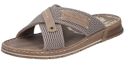 Rieker Herren 21239 Pantolette, Beige, 42 EU