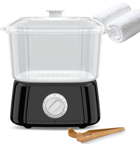 Chauffe-serviettes 3L,chauffage rapide jusqu'à 200°F,contrôle par minuterie
