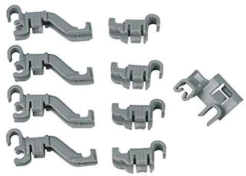 Bosch Siemens 632372 00632372 ORIGINAL SET fäste korginsats fällbar spik tallrikshållare diskmaskin även Balay Blaupunkt Constructa Gaggenau Küppersbusch Neff