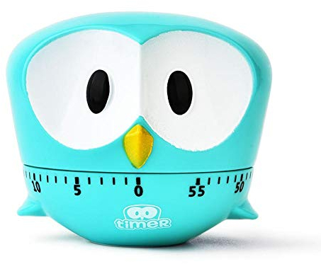 Eule Küchentimer, Cartoon Big Eye Eagl 60 Minuten Zeit Erinnerung Verwalten Mit Alarmfunktion, Küche Mechanisch Backen Kochen Countdown-Uhr