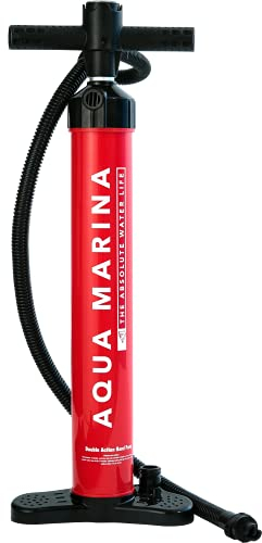 Aqua Marina Doppelhub- Hochdruckhandpumpe bis zu 20 psi.