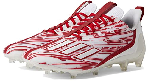 Adidas Men's Adizero White/Team Power Red/White 7.5