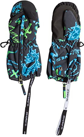 Quiksilver Indie - Funktionelle Snowboard-/Skifäustlinge für Jungen 2-7 Schwarz