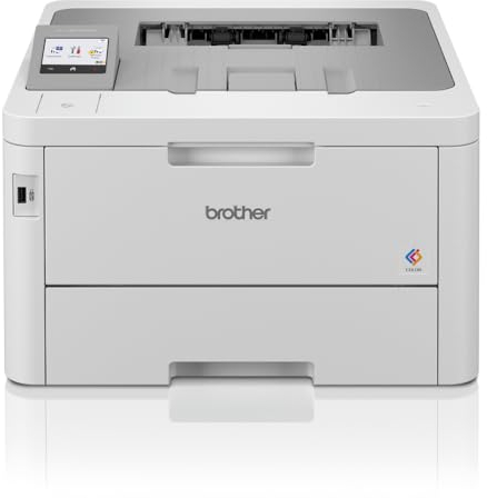 Brother HL-L8240CDW Professioneller und kompakter Farb-LED-Drucker mit WLAN/LAN (30 Seiten/Min.) weiß/grau