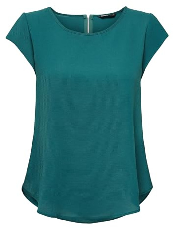 Only Mujer Onlvic S/S Solid Top Noos Wvn Camiseta, Verde (Balsam Green), 40