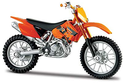 Maisto Moto KTM 525SX in scala 1:18, replica pressofusa incredibilmente dettagliata, modello da collezione