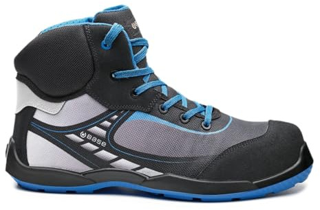 BASE Protection Bowling Top/Tennis Top S3 SRC Zapato de Seguridad, Talla: 44, Color: Negro/Azul, B0678BKB44