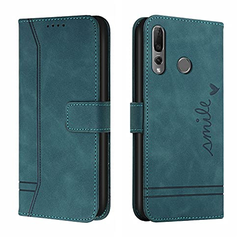 QIWEIQING Compatible avec Coque pour Huawei P Smart Z, Housse en Cuir Huawei Honor 9X, Étui Téléphone Huawei P Smart Z Magnétique Etui Housse pour Huawei P Smart Z/Honor 9X. Green HX