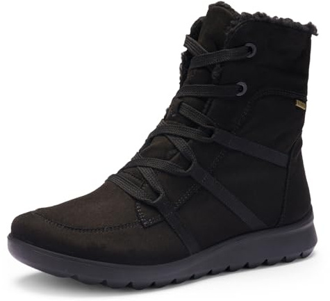ARA Toronto-GTX, Botas Cortas al Tobillo Mujer, Negro, 41 EU Ancho