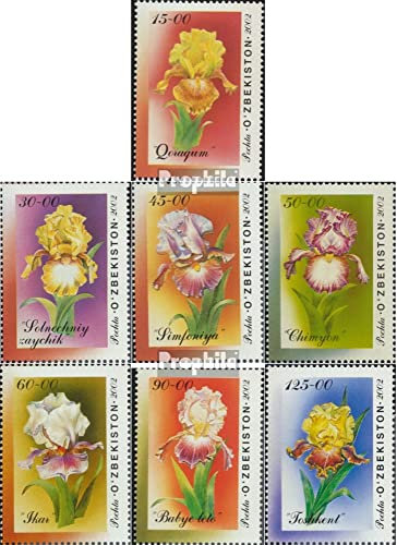 ouzbékistan 467-473 (complète.Edition.) Neuf avec Gomme Originale ** MNH 2002 Iris sélections (Timbres pour Les collectionneurs) Plantes/Champignons