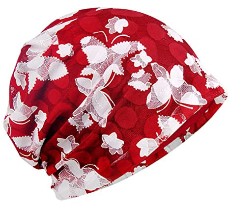 Yardenfun Haarschmuck Modeschals Für Damen Schweißband-mütze Baumwollbandanas Für Frauen Mütze Weich Chemo-hüte Nachtmütze Zum Schlafen Chemo-Kopfbedeckungen Strickmütze Atmungsaktiv