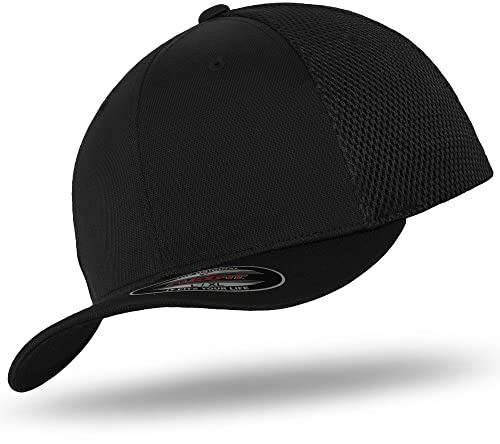 Flexfit Tactel Mesh Cap 6533 Black L/XL - im Bundle mit UD Skull Bandana