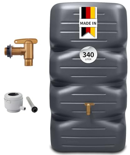 GARANTIA CUBUS Set Completo de depósito de jardín 340 L Graphite Grey