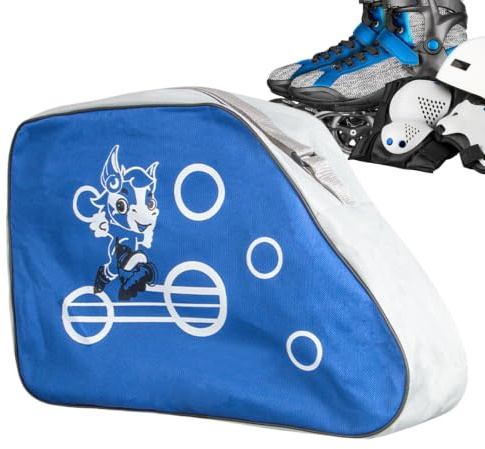 Ice Skating Bag Adjustable Backpack Ice Roller Skate Bag Protective Gear